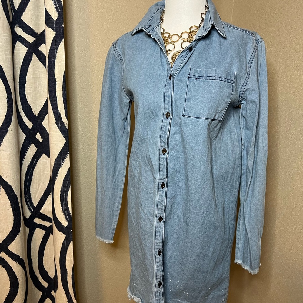 GB Girl denim dress.